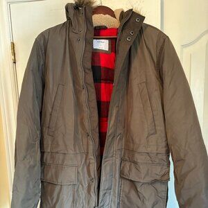 Men's Old Navy Sherpa-Lined Parka Jacket - Size M